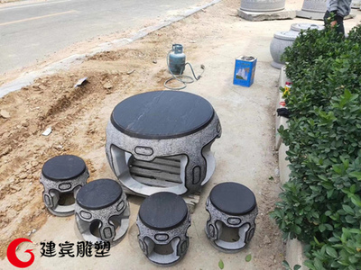 古韵园林中的石桌石椅 中式仿古石雕艺术的魅力与应用