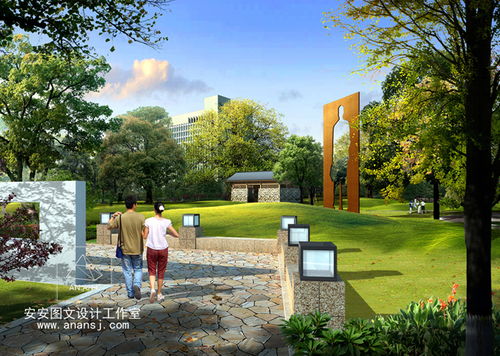 景观园林设计效果图中的呼应手法解析